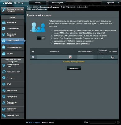 Обзор и настройка роутера ASUS RT-N14U
