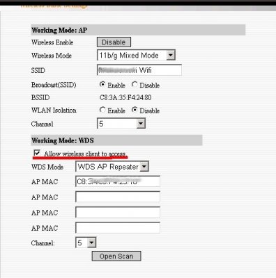 Настройка коммутатора Tenda W300A