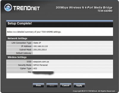Обзор коммутатора TRENDnet TEW-640MB