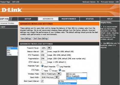 Обзор коммутатора D-Link DAP-1150