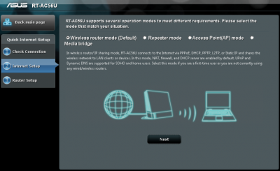 Обзор коммутатора ASUS RT-AC56U
